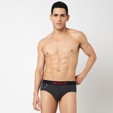 Underjeans Pack Of 2 Cotton Blend Solid Mid-Rise Briefs