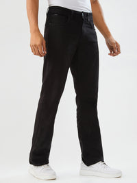 Men Rafter Jeans Boot Cut Fit Black Mid Rise