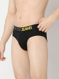 Underjeans Black & Maroon Brief