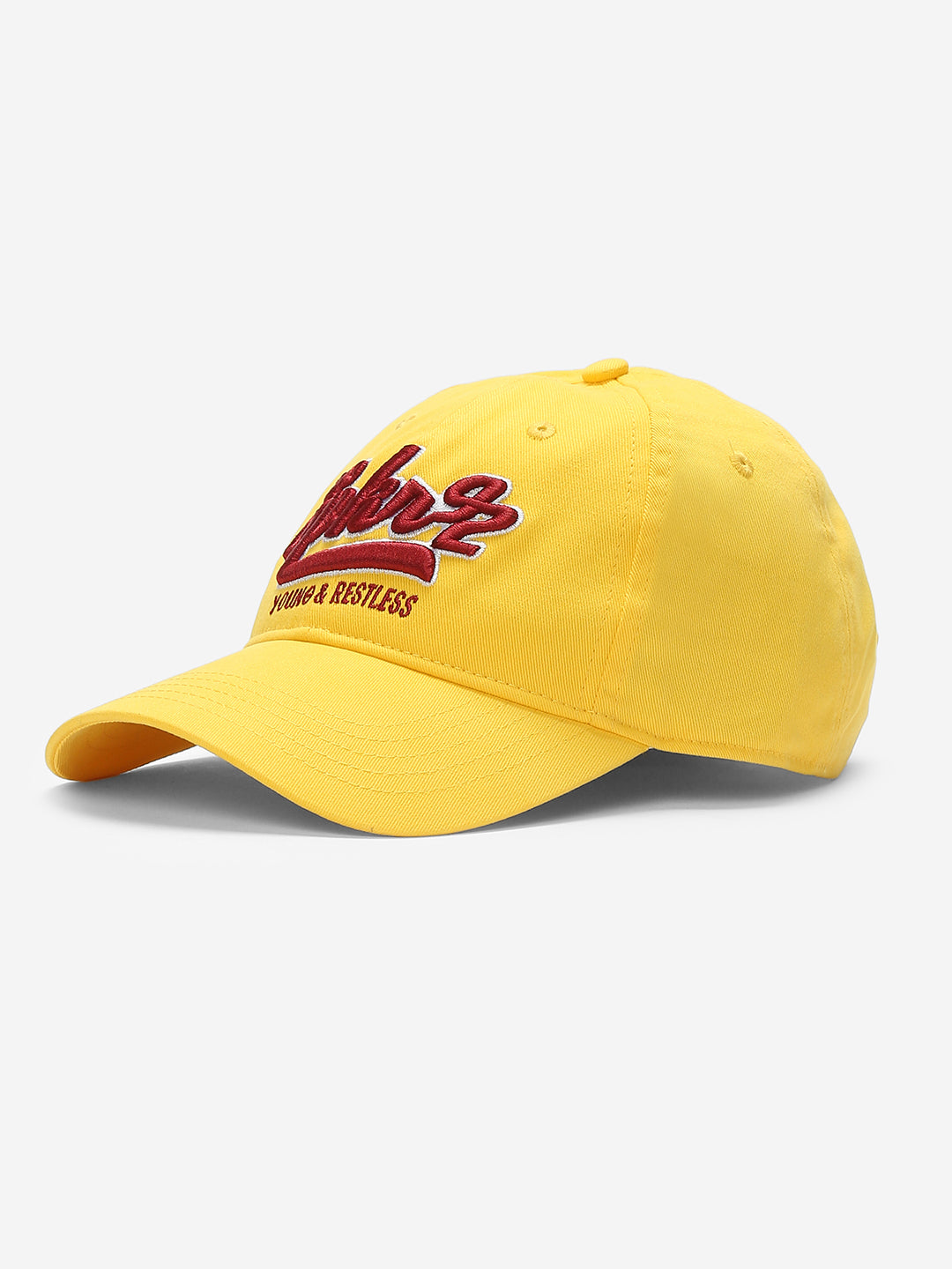 Men Yellow Solid Cap