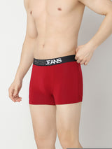 Underjeans Pack Of 2 Solid Regular Fit Trunks