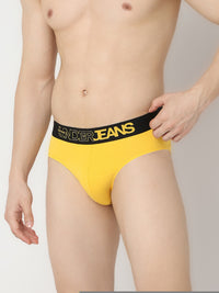 Underjeans Yellow & Black Brief