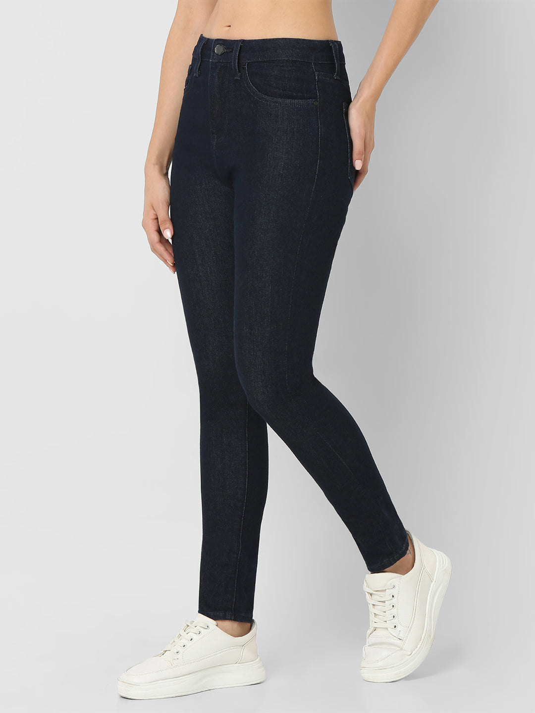 Women Alexa Jeans Super Skinny Fit Blue High Rise