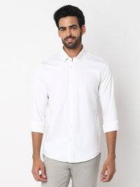 Men Shirt White Slim Fit