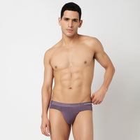 Underjeans Purple Modal Blend Brief