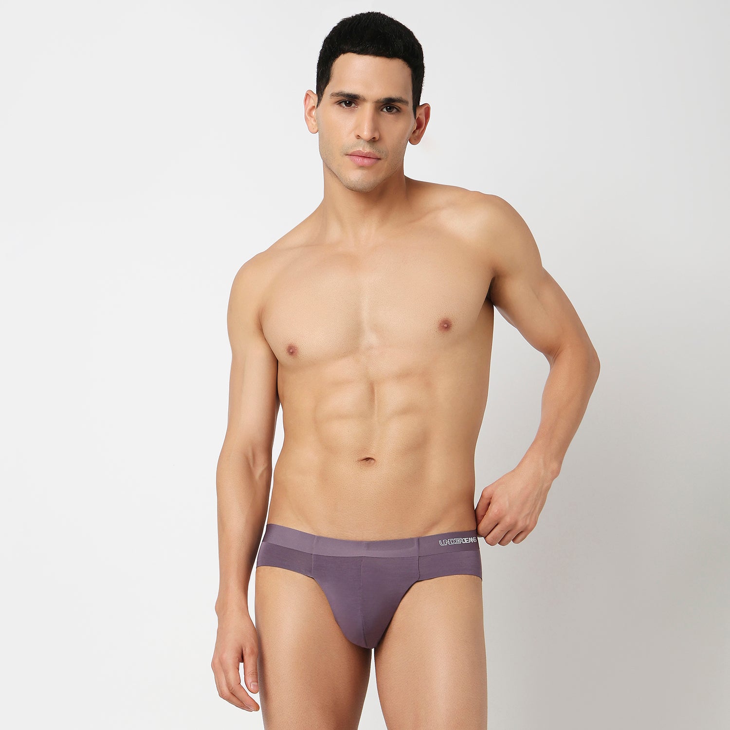 Underjeans Purple Modal Blend Brief