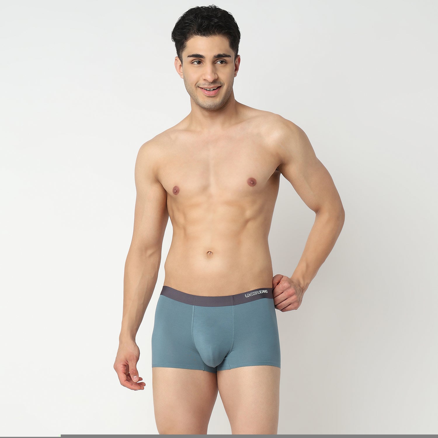 Underjeans Green Regular Fit Ultrasoft Trunk