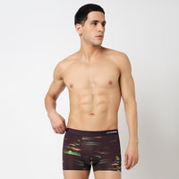 Underjeans Coffee Brown Nylon Blend Trunk