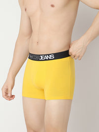 Underjeans Pack Of 2 Yellow & Navy Trunk