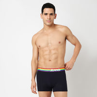 Underjeans Pack Of 2 Cotton Blend Solid Mid-Rise Trunks