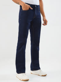 Men Rafter Jeans Boot Cut Fit Blue Mid Rise