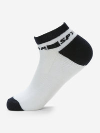 Pack Of 2 Navy Grey Solid Mens Ankle Length Socks