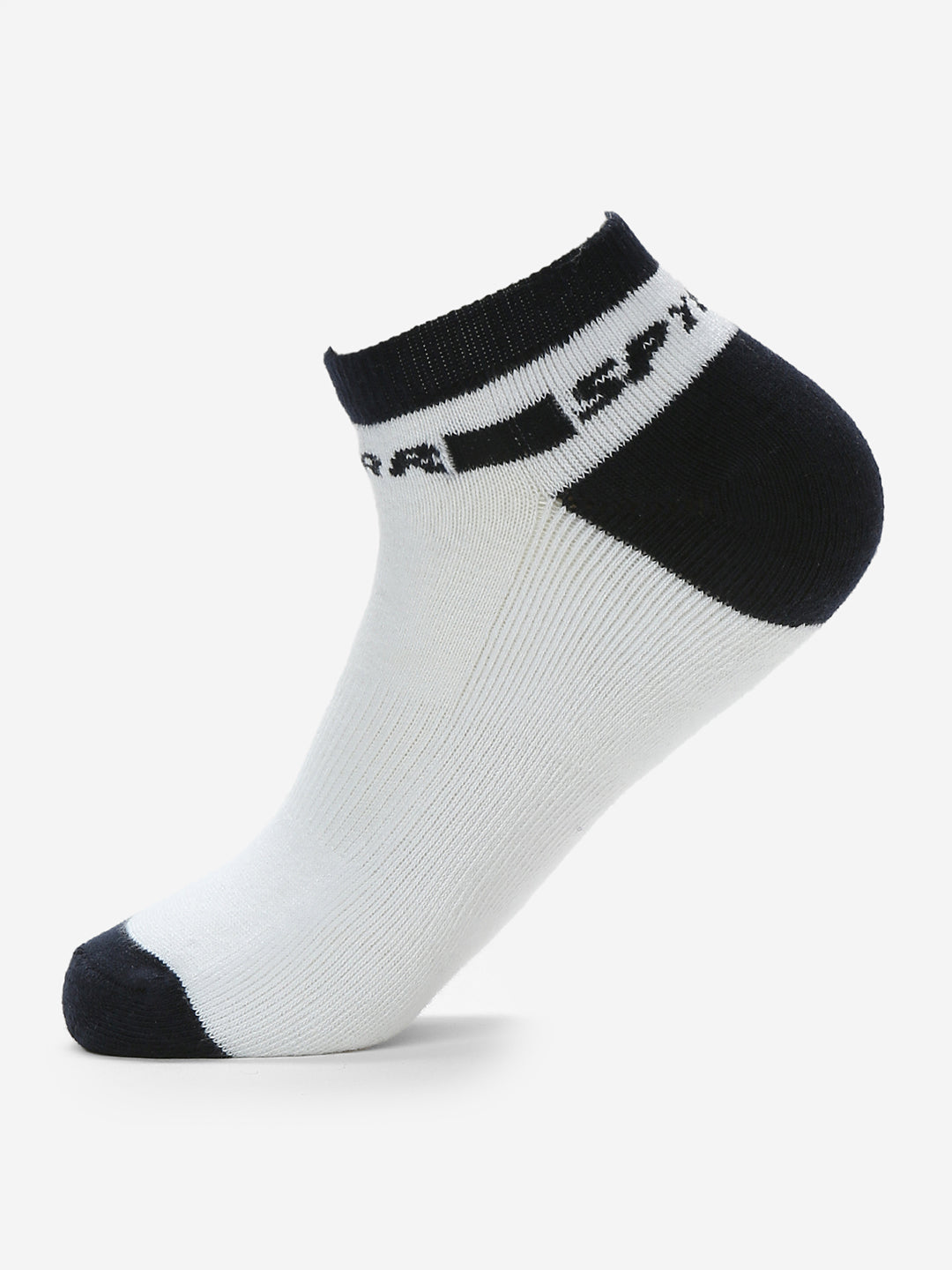 Pack Of 2 Navy Grey Solid Mens Ankle Length Socks