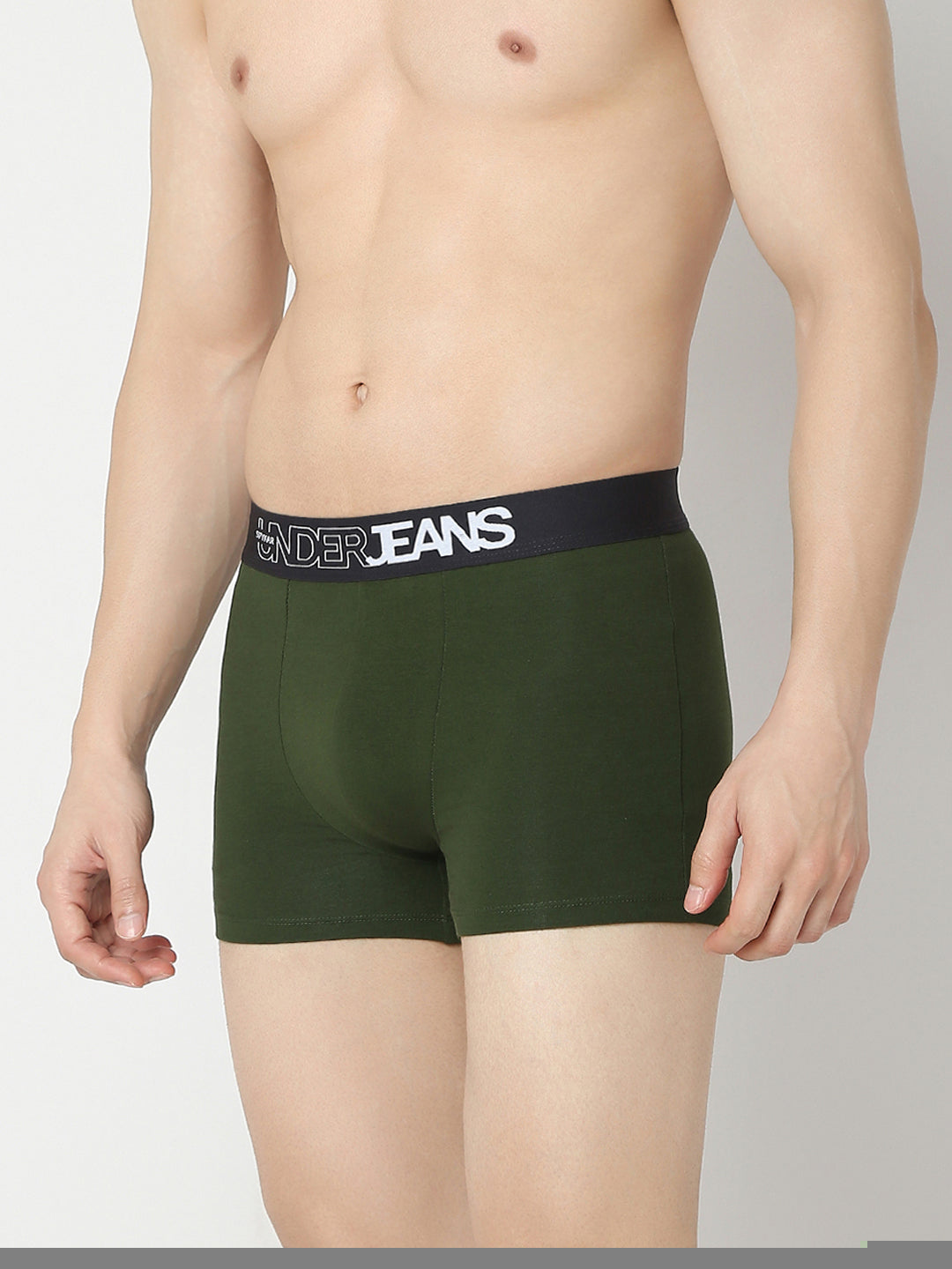 Underjeans Pack Of 2 Navy & Olive Trunk