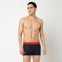 Underjeans Pack Of 2 Cotton Blend Solid Mid-Rise Trunks