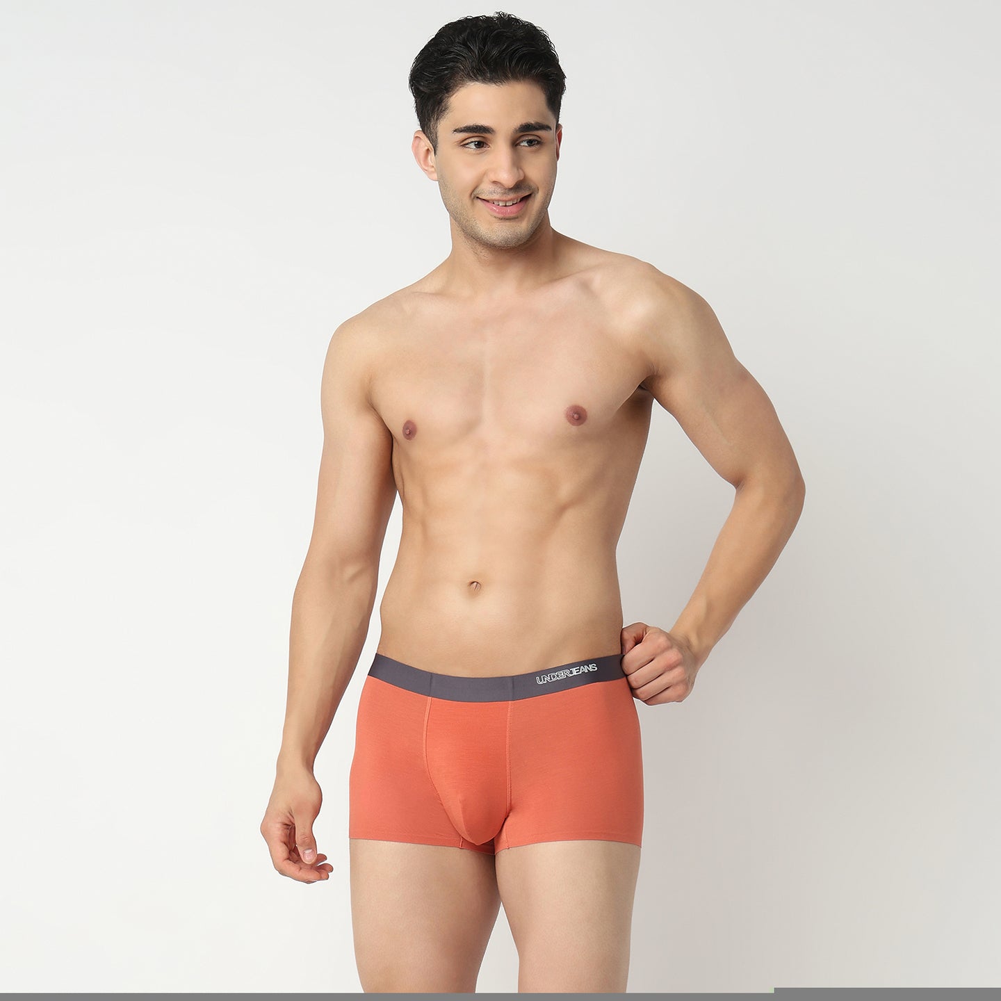 Underjeans Rust Orange Regular Fit Ultrasoft Trunk