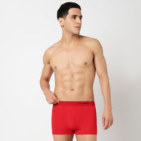 Underjeans Pack Of 2 Modal Blend Solid Mid-Rise Trunks