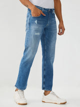 Men Chico Jeans Relaxed Fit Mid Blue Mid Rise