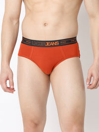 Underjeans Orange Regular Fit Brief