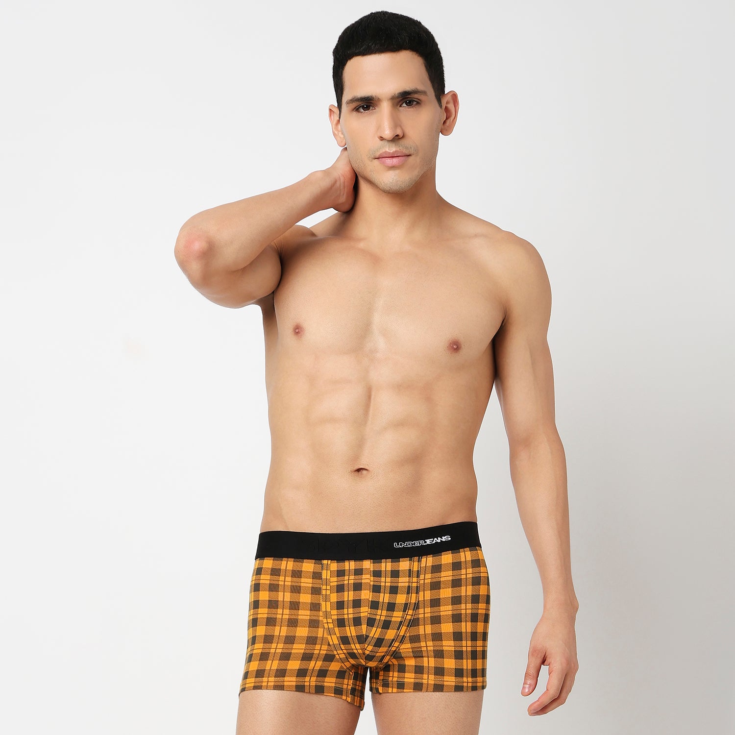 Underjeans Pack Of 2 Cotton Blend Mid-Rise Trunks