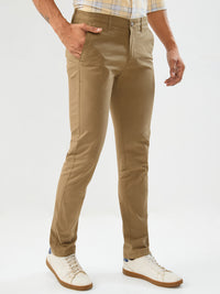 Men Trouser Slim Fit Clay Mid Rise