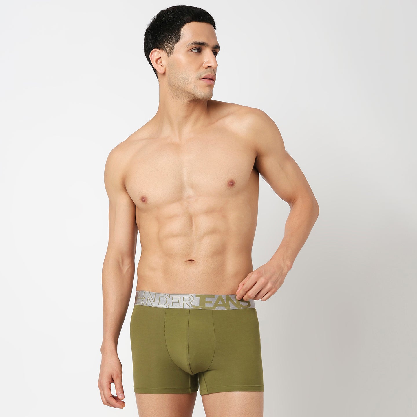 Underjeans Olive Cotton Blend Trunk