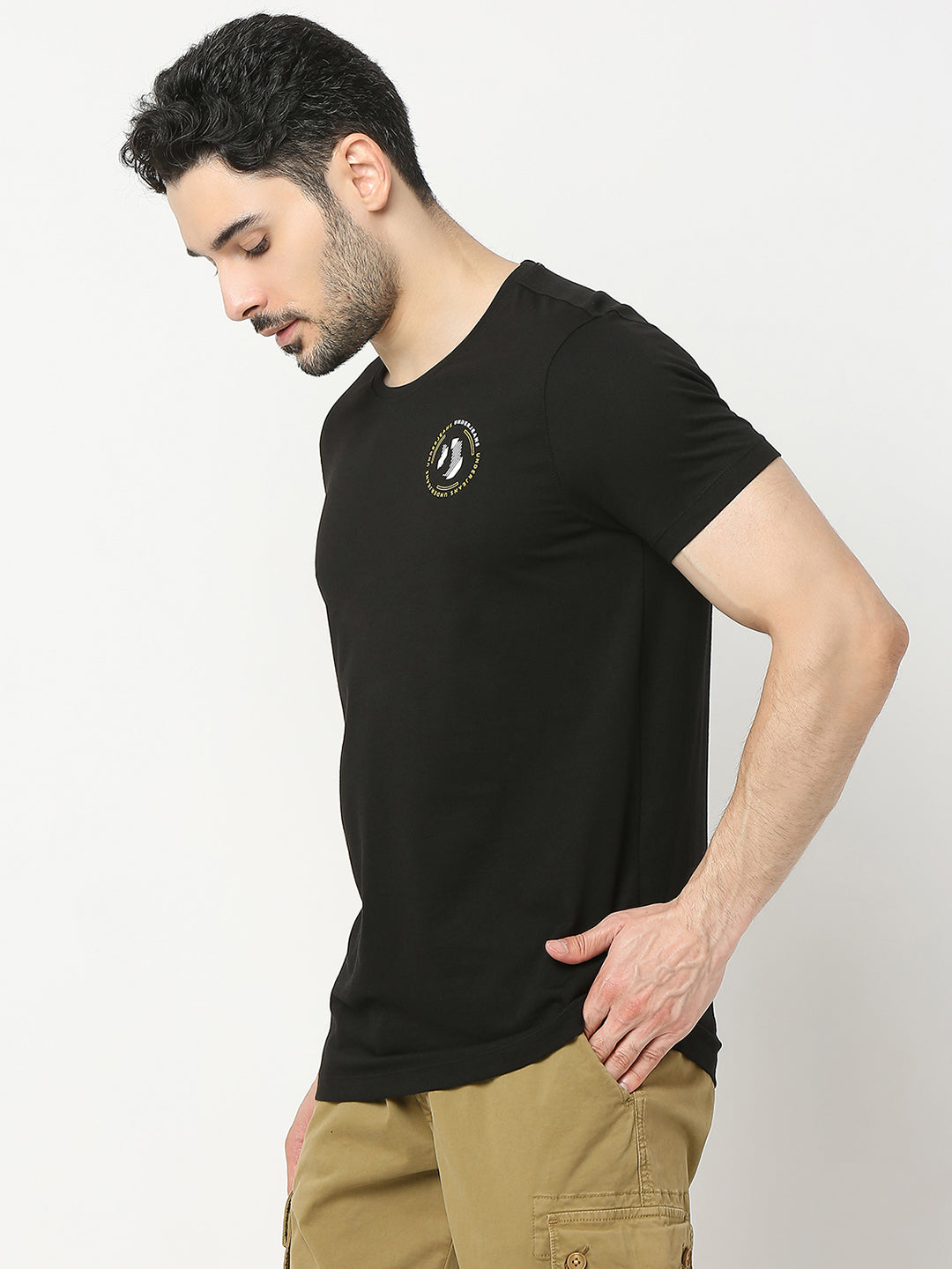 Underjeans T-Shirt Regular Fit Black