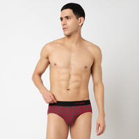 Underjeans Pack Of 3 Cotton Blend Mid-Rise Briefs