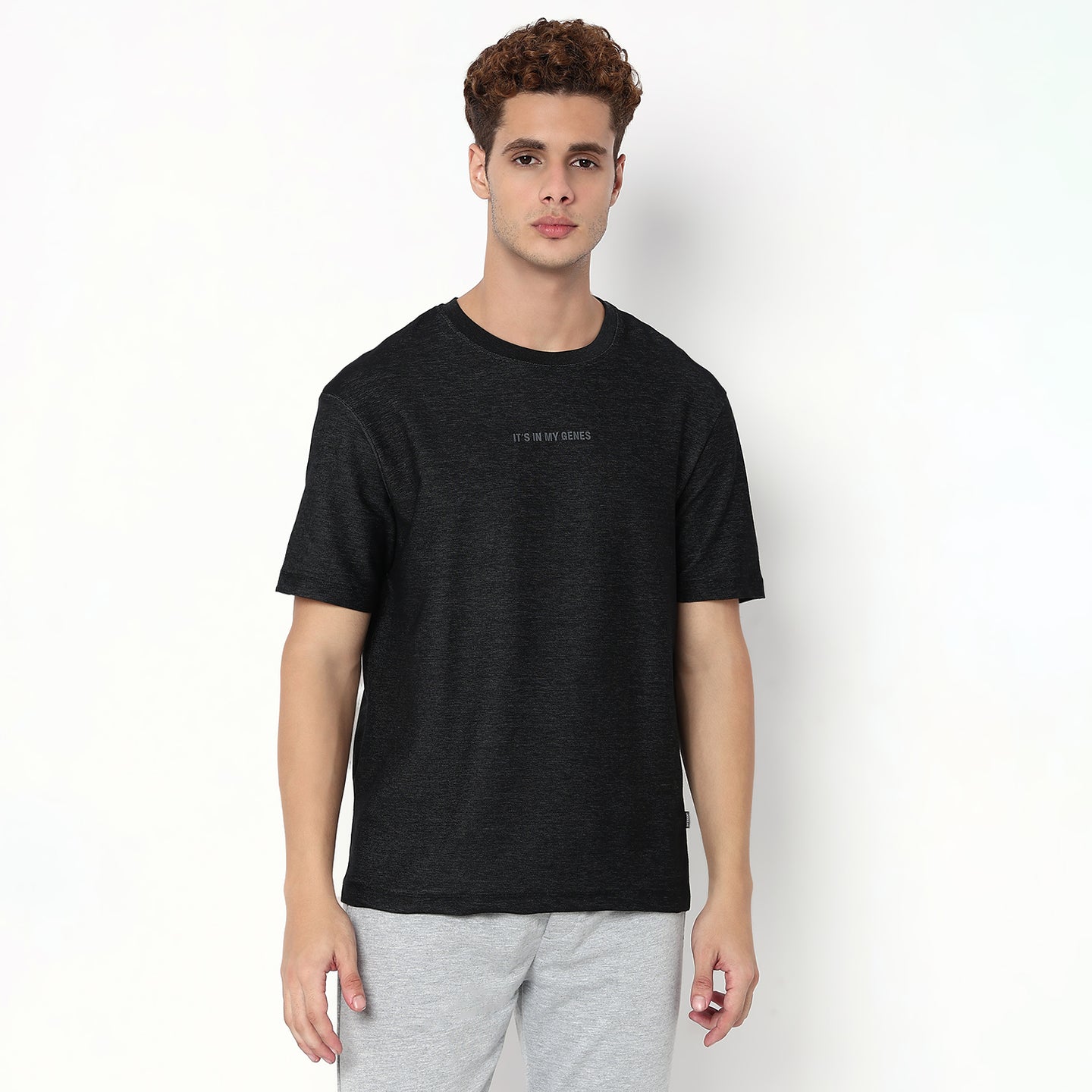 Underjeans T-Shirt Black Oversized Fit