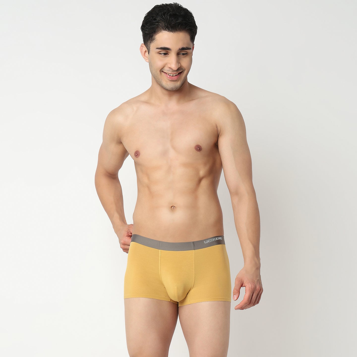 Underjeans Yellow Regular Fit Ultrasoft Trunk