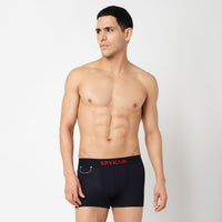 Underjeans Pack Of 2 Cotton Blend Solid Mid-Rise Trunks