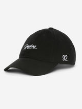 Men Black Solid Cap