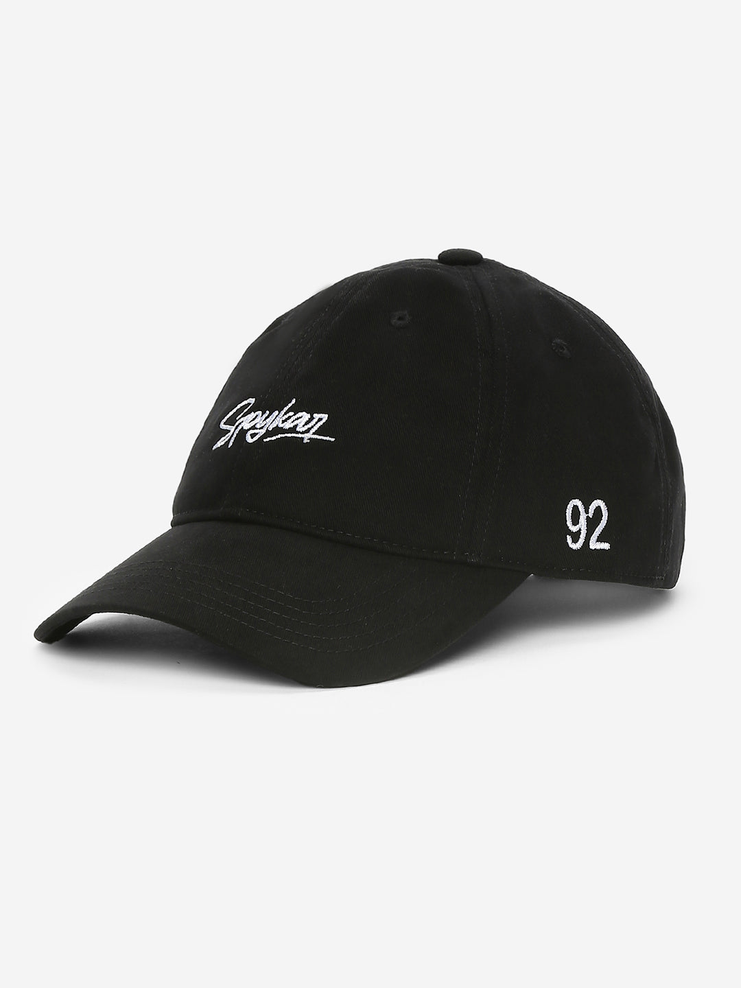 Men Black Solid Cap