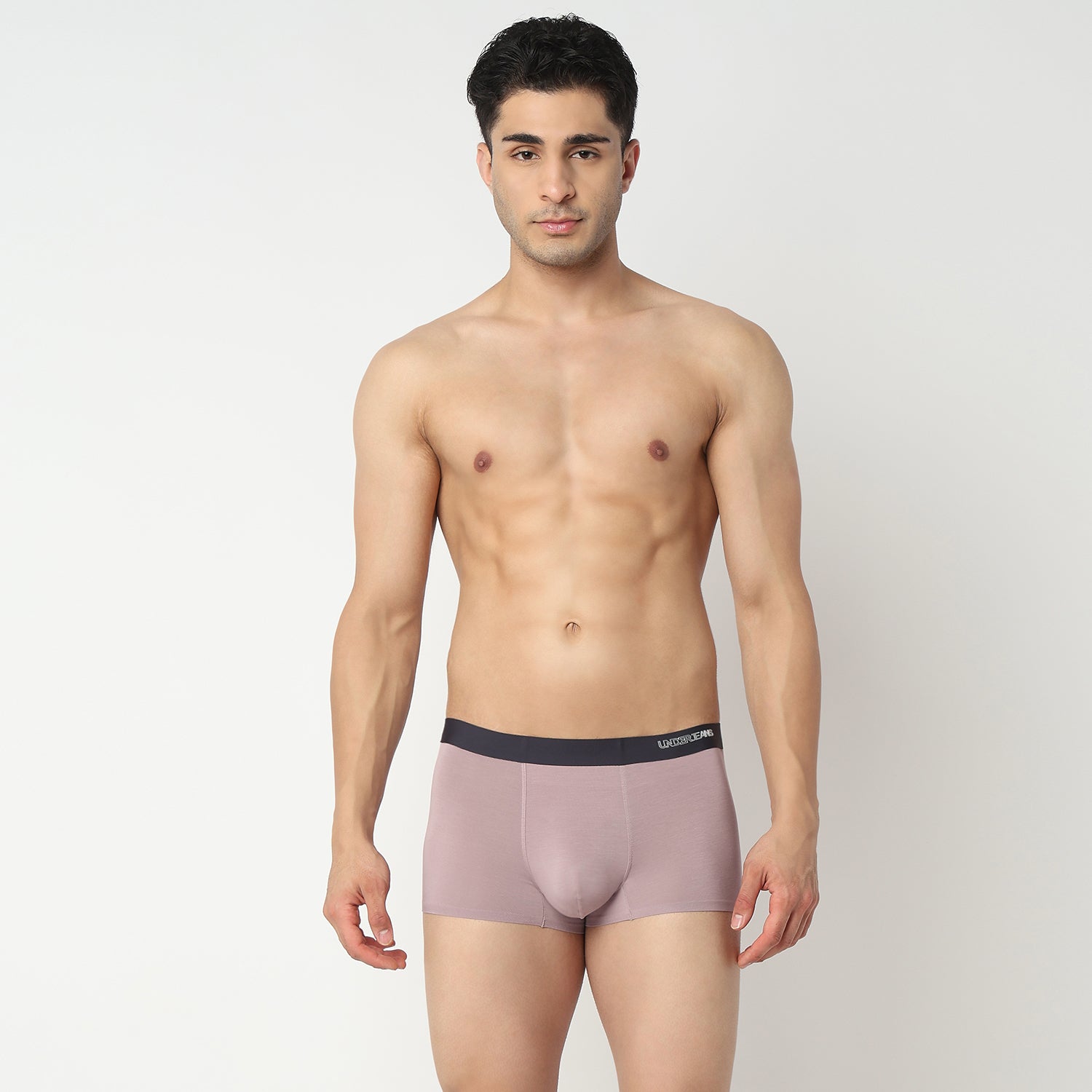 Underjeans Mauve Regular Fit Ultrasoft Trunk