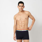 Underjeans Pack Of 2 Cotton Blend Solid Mid-Rise Trunks