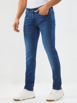 Men Rover Jeans Regular Fit Dark Blue Mid Rise