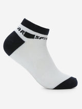 Pack Of 2 Navy Grey Solid Mens Ankle Length Socks