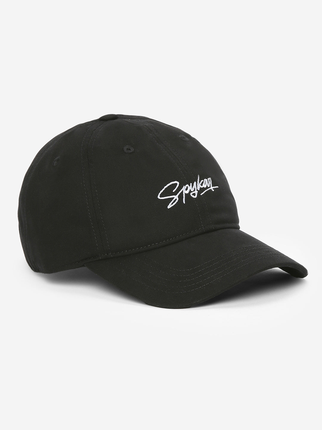 Men Black Solid Cap