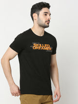 Underjeans by Spykar Men Premium Black T-shirt