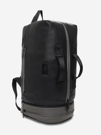 Unisex Black And Grey Backpack