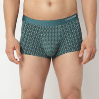 Underjeans Green Regular Fit Ultrasoft Trunk