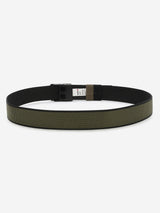Olive/Black Leather Belt