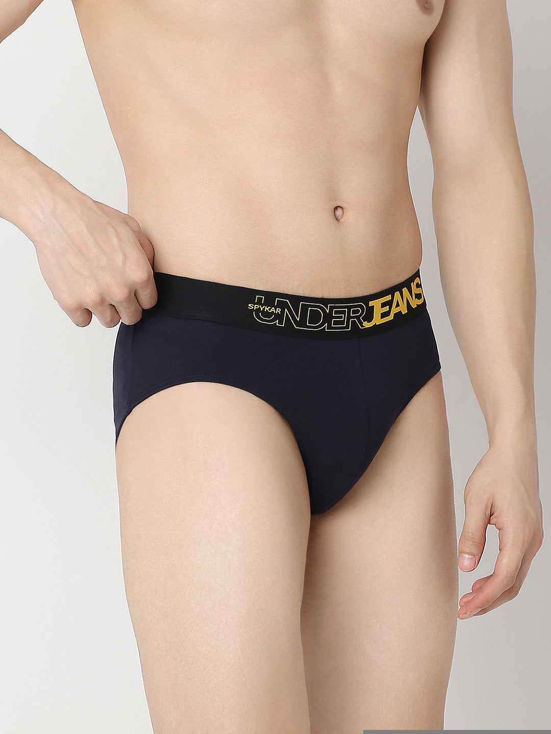 Underjeans by Spykar Men Navy & Olive Brief