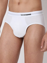 Underjeans White Micromodal Brief