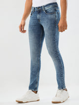 Men Diego Jeans Super Slim Fit Mid Blue Low Rise