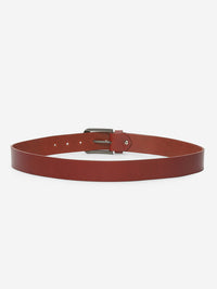 Wine Solid Mens Belt