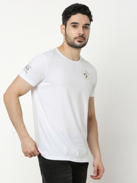 Underjeans by Spykar Men Premium White T-shirt
