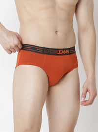 Underjeans Orange Regular Fit Brief