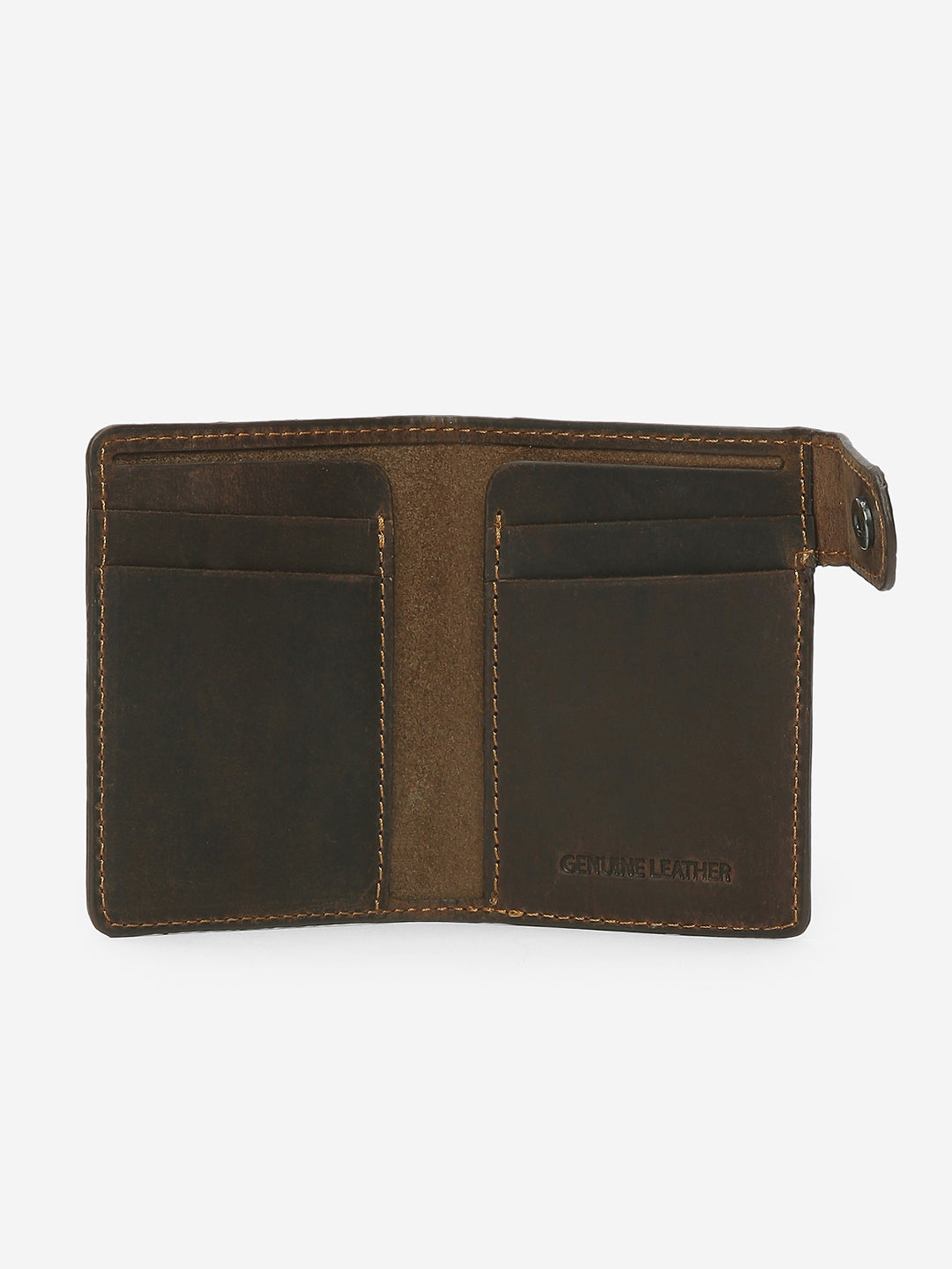 Dark Brown Solid Wallet
