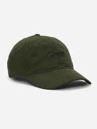 Men Olive Solid Cap